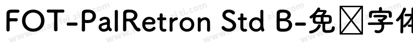 FOT-PalRetron Std B字体转换